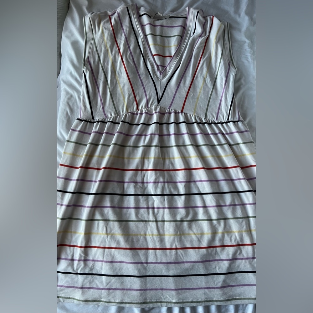 Loft striped Dress. Size Medium.